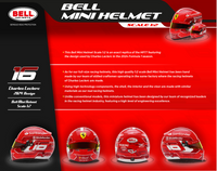 Thumbnail for Bell HP77 2024 Charles Leclerc 1:2 Mini Helmet Description 4100304  Image
