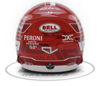Thumbnail for Bell HP77 2024 Charles Leclerc 1:2 Mini Helmet 4100304 Rear Image