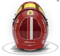 Thumbnail for Bell HP77 2024 Charles Leclerc 1:2 Mini Helmet 4100304 Top image