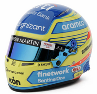 Thumbnail for Bell Mini 2024 Fernando Alonso Helmet 4100308 3/4 View Image