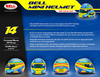 Thumbnail for Bell HP77 2024 Fernando Alonso 1:2 Mini Helmet