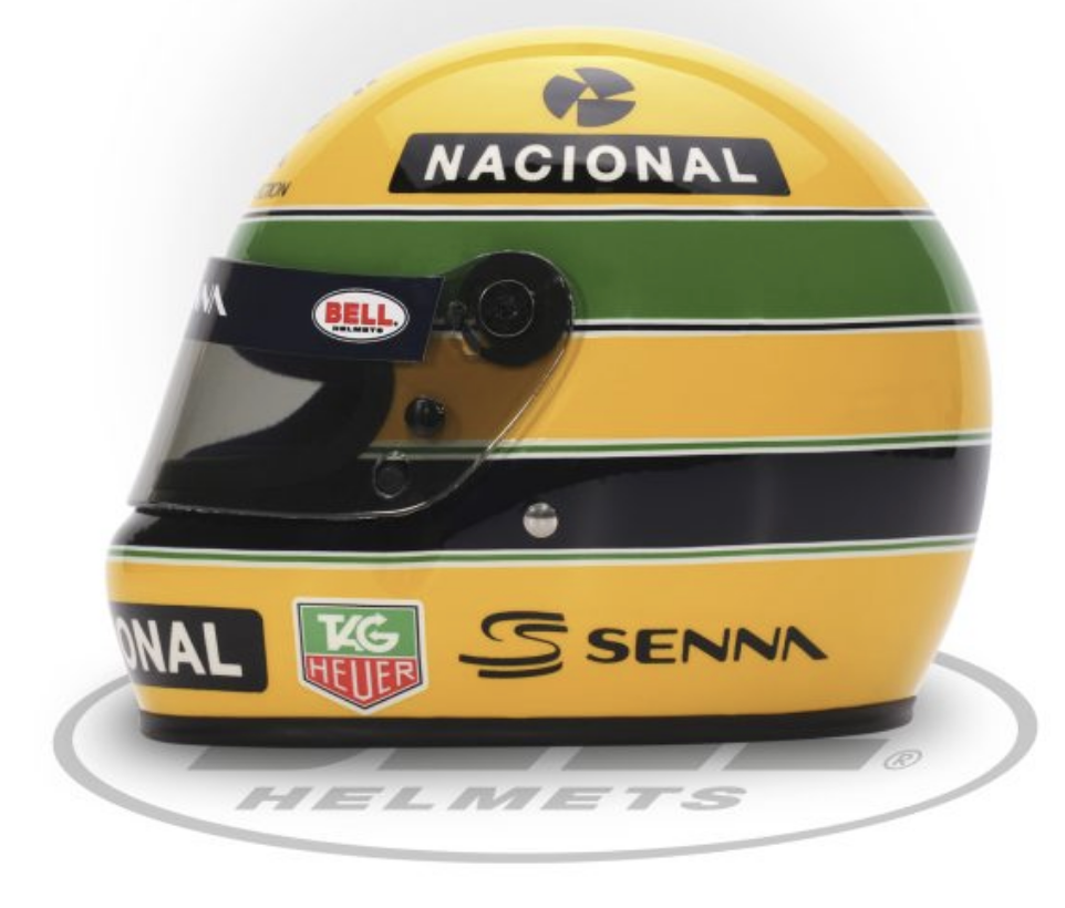Bell Mini Helmet 2024 Ayrton Senna 4100323 Left Image