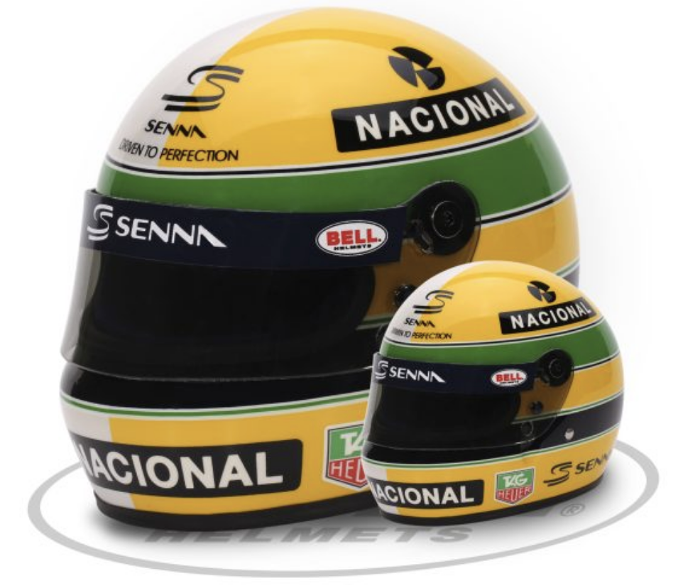 Bell Mini Helmet 2024 Ayrton Senna 4100323 Main Image