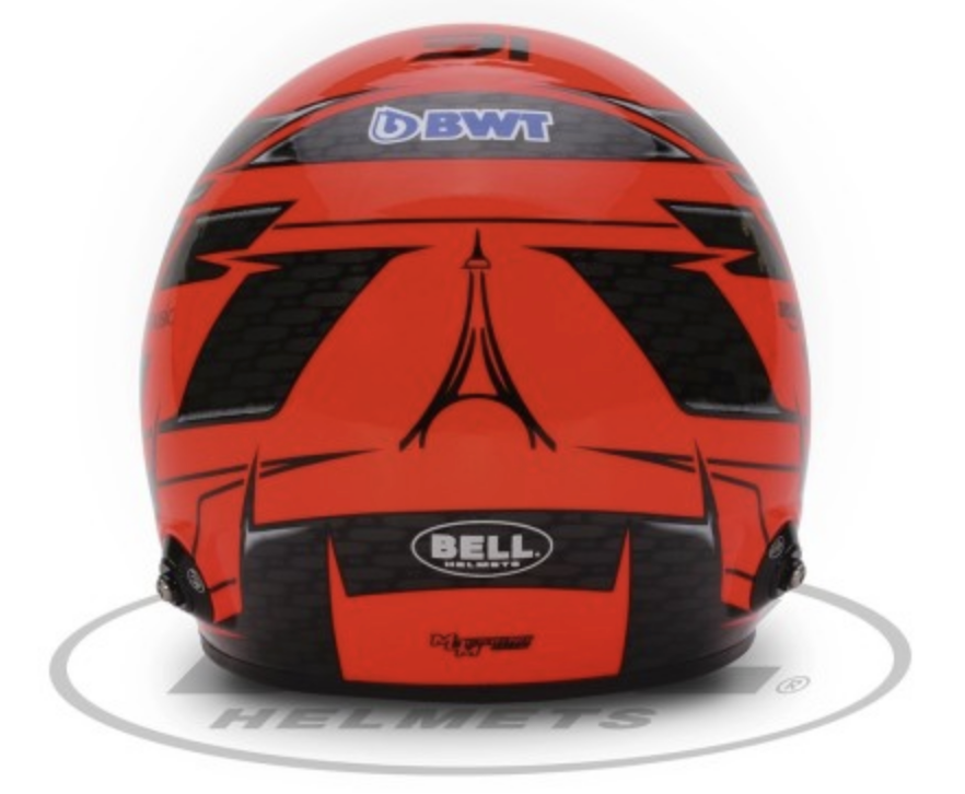 Bell Mini Helmet 2024 4100311 Esteban Ocon back Image