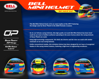 Thumbnail for Bell Mini Helmet 2024 Oscar Piastri 4100307 Description Image