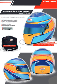 Thumbnail for Bell_KC7_Fernando_Alonso_Helmet_Sale_Image