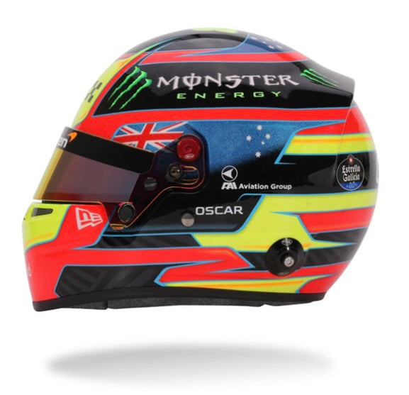 Bell Mini Helmet 2025 Oscar Piastri Left Image