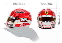 Thumbnail for Bell_Mini_Helmet_Charles_LeClerc_Dimensions_Image