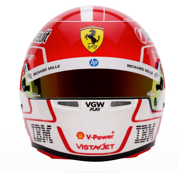 Bell HP77 Charles Leclerc 1:2 Scale F1 Mini Helmet