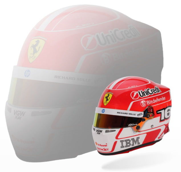 Bell 1:2 Scale F1 Mini Helmet Charles Leclerc | Ferrari