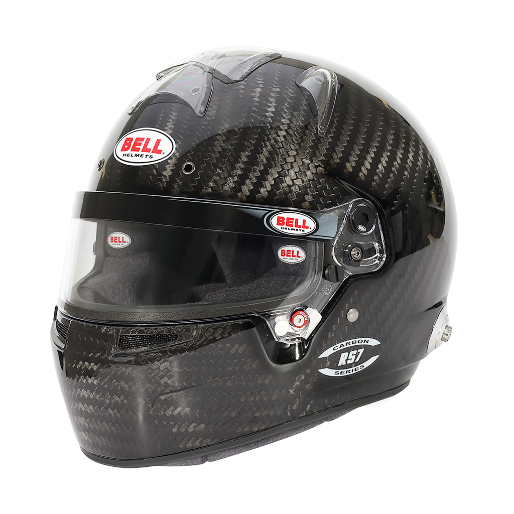 Bell RS7 SA2025 Carbon Fiber Helmet Left Profile Image