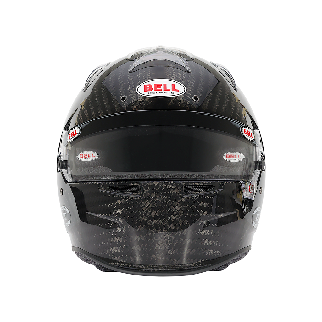 Bell RS7 SA2025 Carbon Fiber Duckbill Helmet front Image