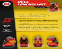 Thumbnail for Bell HP77 2024 Carlos Sainz 1:2 Mini Helmet