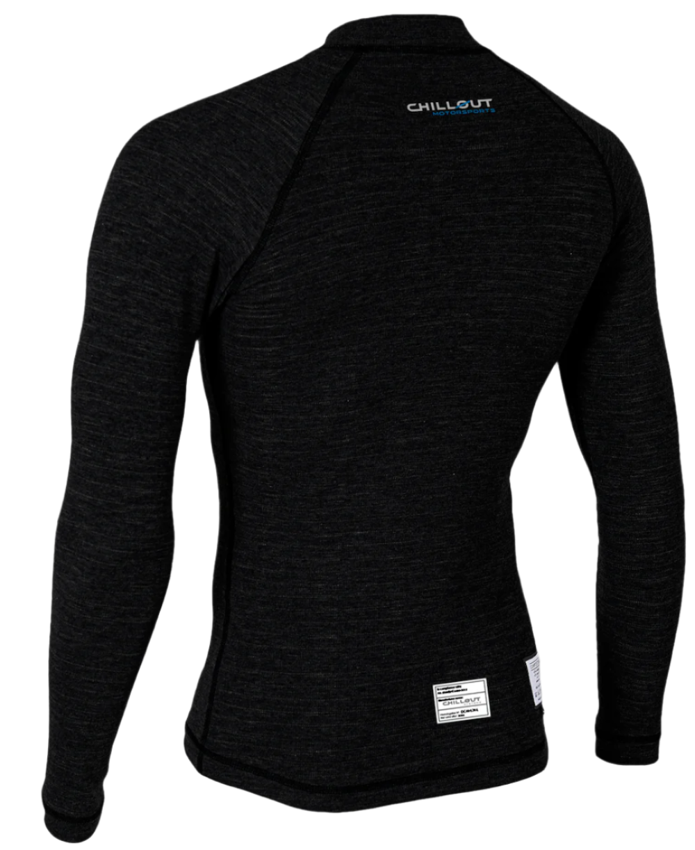 CHILLOUT-PRO-SPORT-UNDERLAYER-SHIRT-TOP-NOMEX-BLACK-BACK-IMAGE