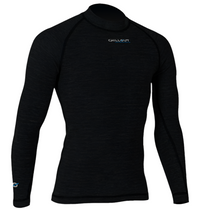 Thumbnail for CHILLOUT-PRO-SPORT-UNDERLAYER-SHIRT-TOP-NOMEX-BLACK-FRONT-IMAGE