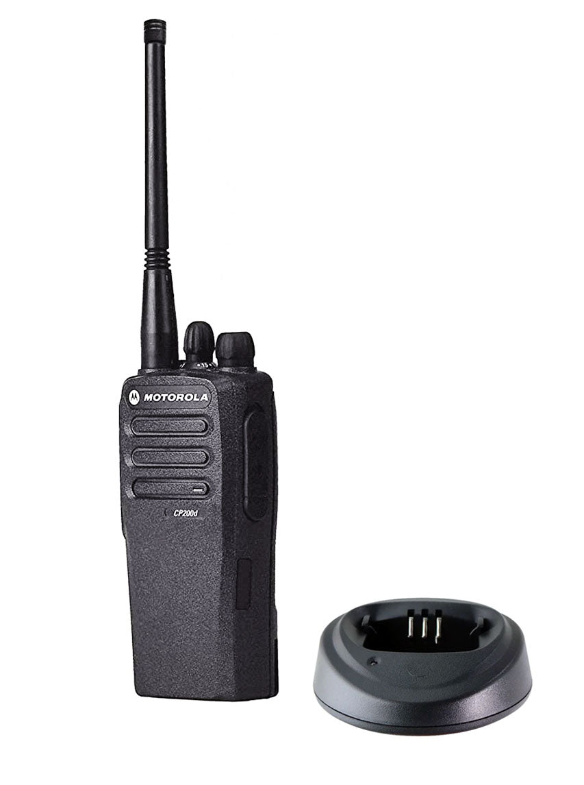 Motorola CP200d Portable Two-Way Radio (Analog-Only Version)