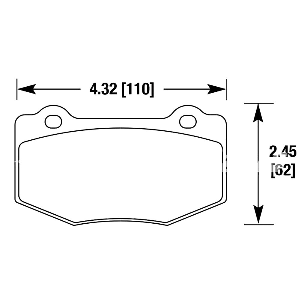 Carbotech CTB-1718 racing brake pads for Corvette C7