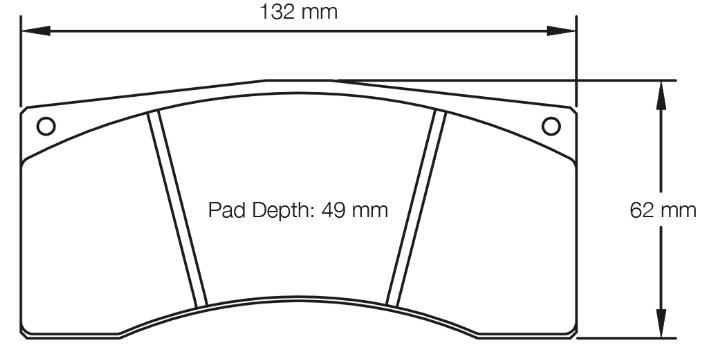 Carbotech CTALCON-B3.5 Brake Pad Image