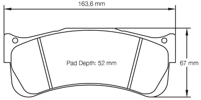 Carbotech CTP7797 Brake Pad Image