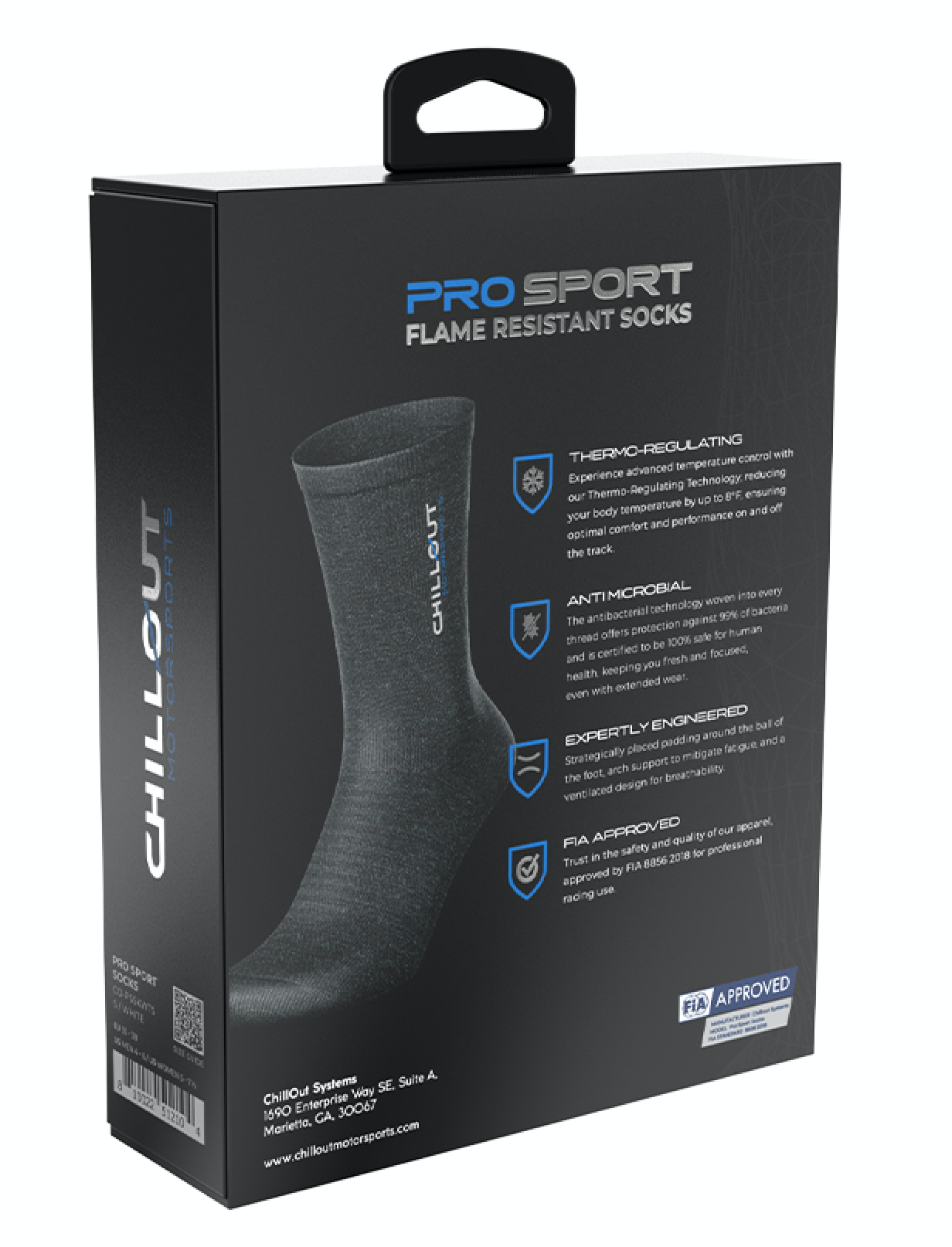 CHILLOUT PRO SPORT SOCKS BOX IMAGE