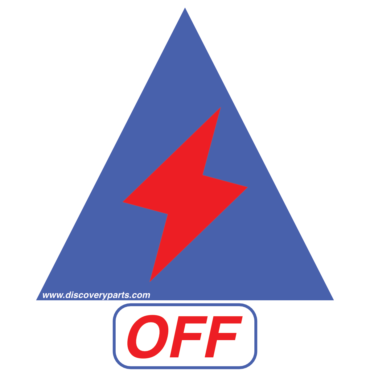 Battery Disconnect Electrical Kill Switch Decal