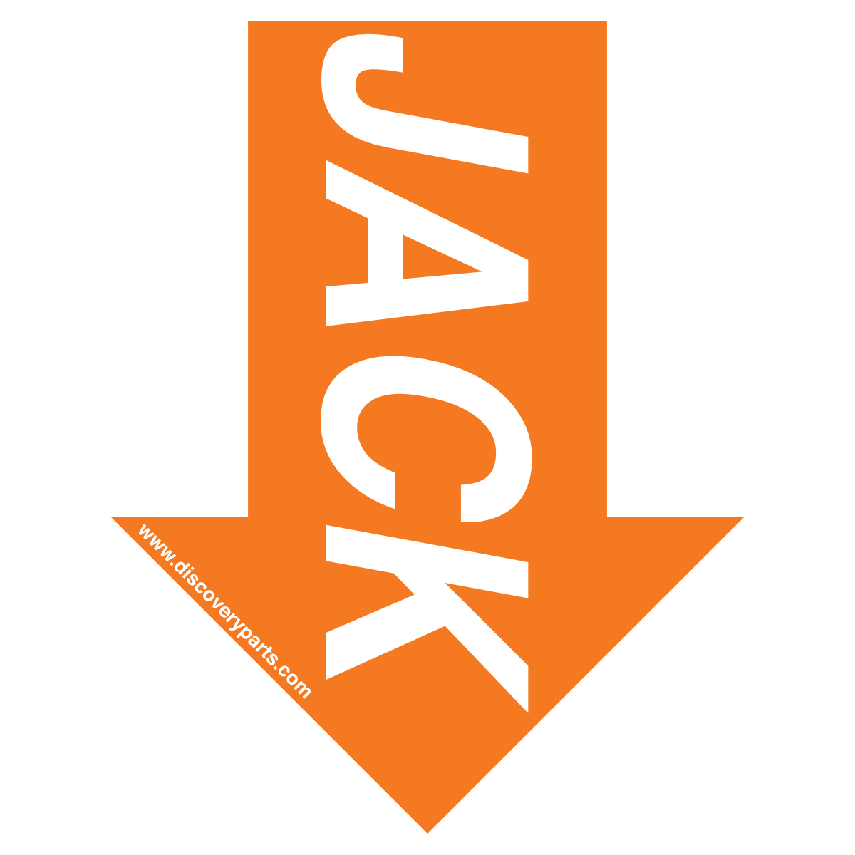 Jack Decal (Black on White)