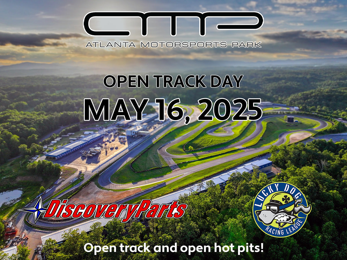 AMP Open Track Day 5/16/2025 for only $350! Call (888) 748-7223