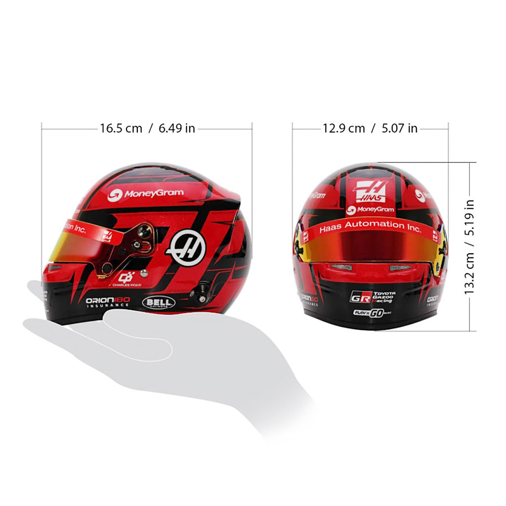Bell HP77 Esteban Ocon 1:2 Scale F1 Mini Helmet