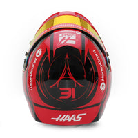 Thumbnail for Bell HP77 Esteban Ocon 1:2 Scale F1 Mini Helmet | Haas 2025 F1 Season