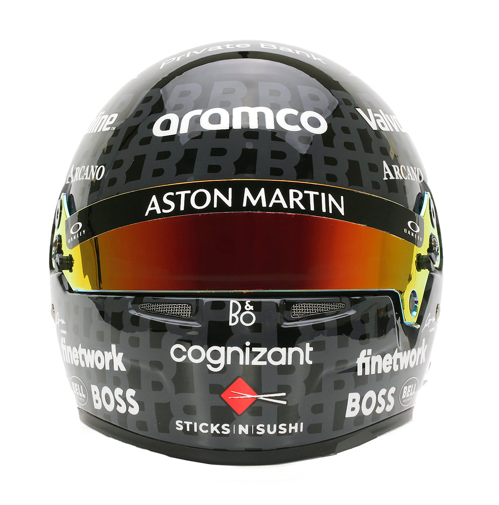 Bell HP77 2024 Fernando Alonso Silverstone GP 1:2 Mini Helmet