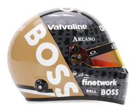 Thumbnail for Bell HP77 2024 Fernando Alonso Silverstone GP 1:2 Mini Helmet