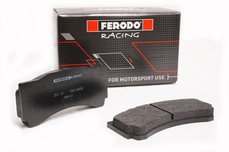 Ferodo racing brake pads with packaging on a white background