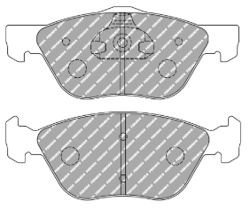 Ferodo 11 FCP1052 Brake Image