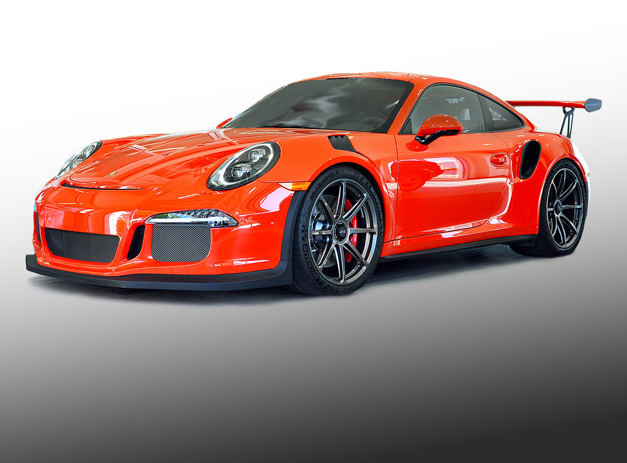Forgeline GE1R front wheel on Porsche 991 GT3 RS racing wheel has the best brake clearance.