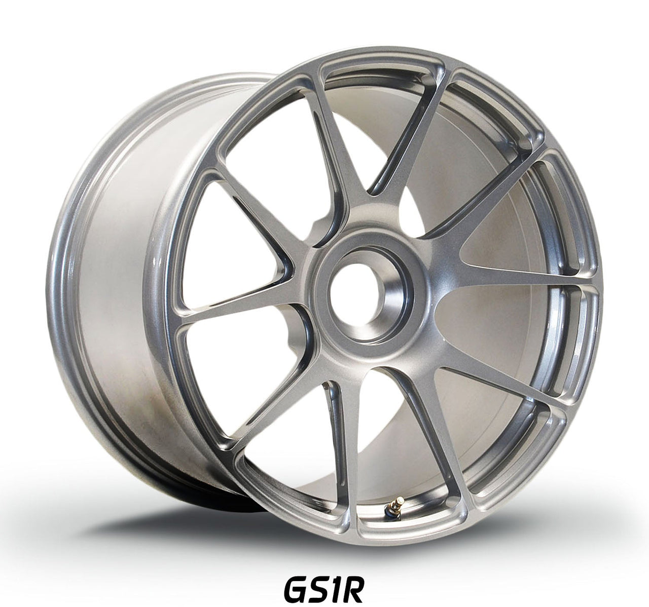 Hyper Silver Forgeline GS1R center lock for Porsche 991 GT3 best lightweight wheels for HPDE and Time Trials
