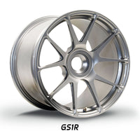 Thumbnail for Hyper Silver Forgeline GS1R center lock for Porsche 991 GT3 best lightweight wheels for HPDE and Time Trials