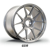 Thumbnail for Hyper Silver Forgeline GS1R center lock for Porsche 991 GT3 RS best lightweight wheels for HPDE and Time Trials