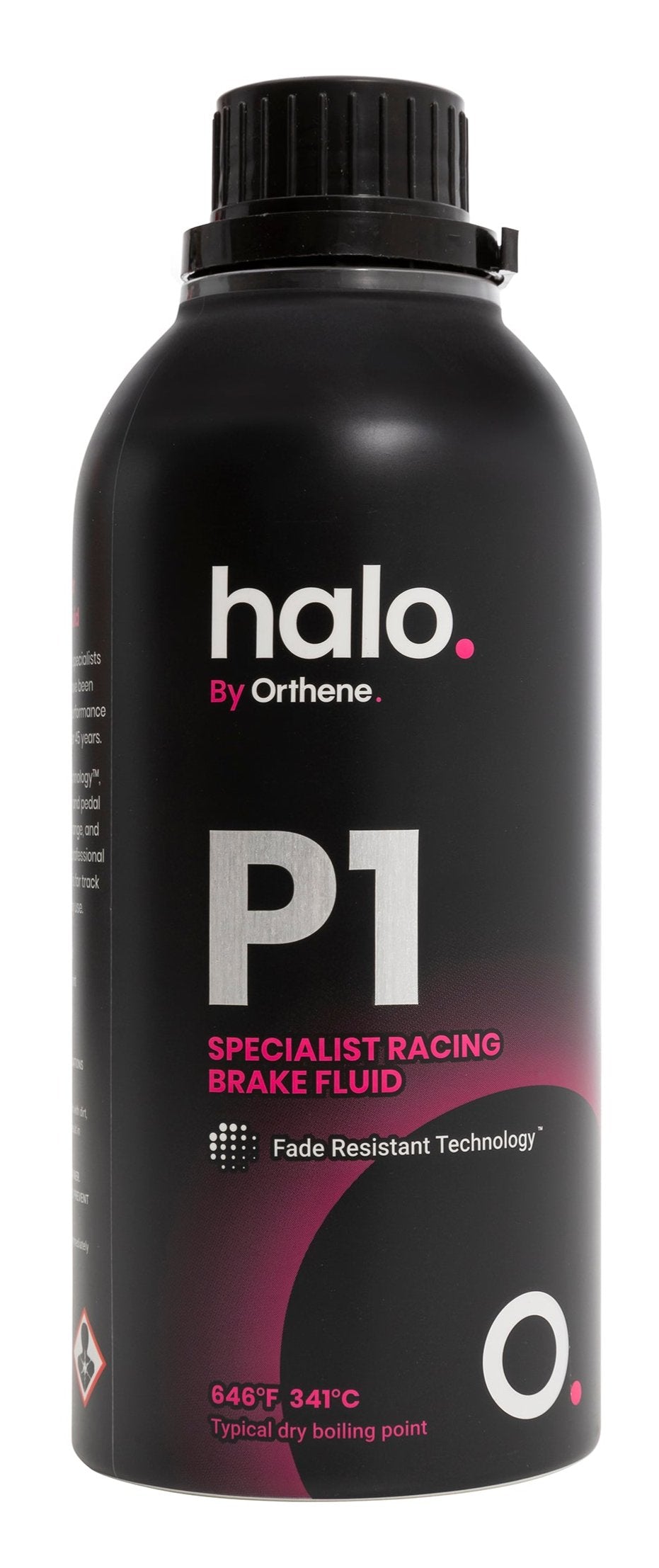 HALO-P1-High-Performance-Brake-Fluid-bottle-closeup-Image