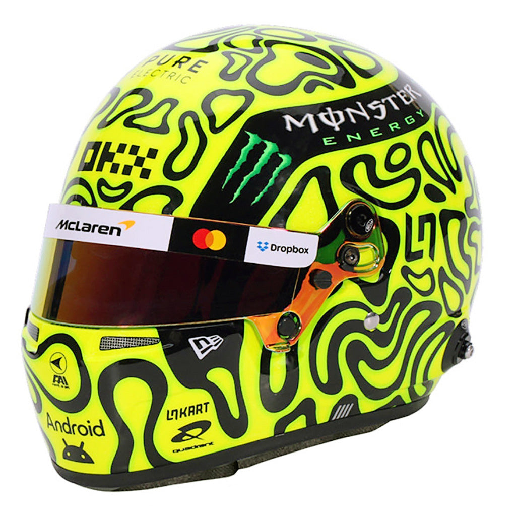 Bell HP77 Lando Norris 1:2 Scale F1 Mini Helmet | McLaren 2025 F1 Season