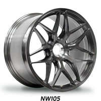 Thumbnail for Transparent Smoke Forgeline NW105 monoblock forged wheels for center lock Porsche 992 GT3