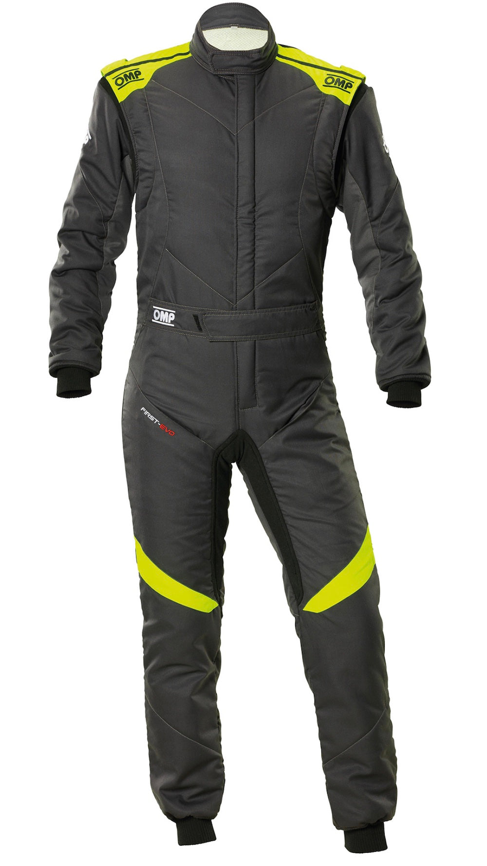 OMP-First-Evo_Race-Suit-Sale-Anthracite_Yellow-discount-offer-low-price-cheap-value-compare-image