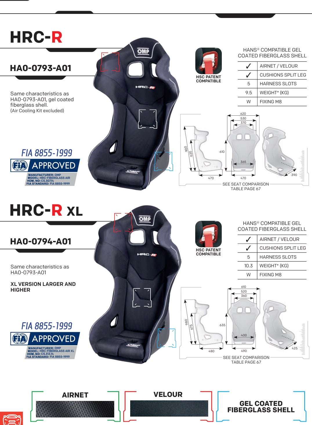 OMP-HRC-R-Race-Seat-Sale-Image