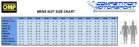 Thumbnail for OMP-One-S-Race-Suit_SIZE_CHART_Image