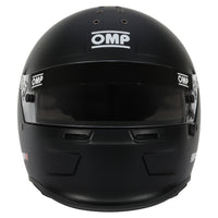 Thumbnail for OMP GP-A Racing Helmet Black straight image
