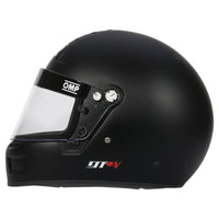 Thumbnail for OMP GT-EV Racing Helmet Black Left image