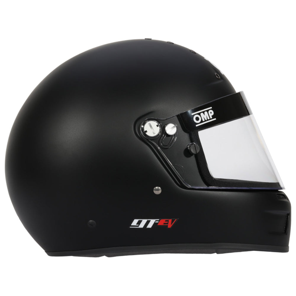 OMP GT-EV Racing Helmet Black right image