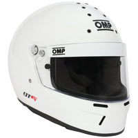 Thumbnail for OMP GT-EV Racing Helmet white angle image