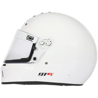 Thumbnail for OMP GT-EV Racing Helmet white left image