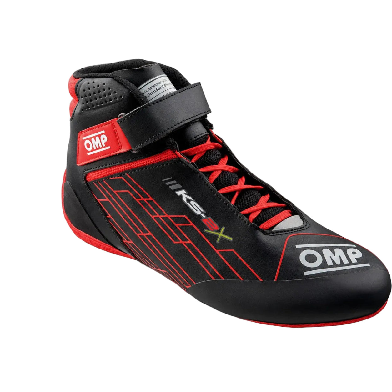 OMP KS-2X Kart Shoe red/black Image