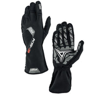 Thumbnail for OMP KS-3 Kart Racing Gloves Black Image